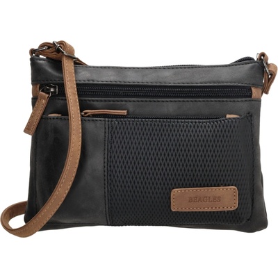 Beagles Brunete dámská crossbody kabelka 24 cm černá