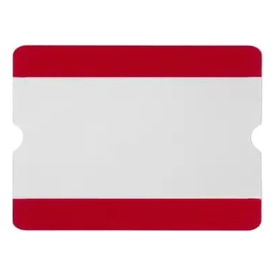 Samolepicí vyznačovací kapsy WT-5118, A4 otevřená – PVC, červená, 302×290 mm, balení 10 ks