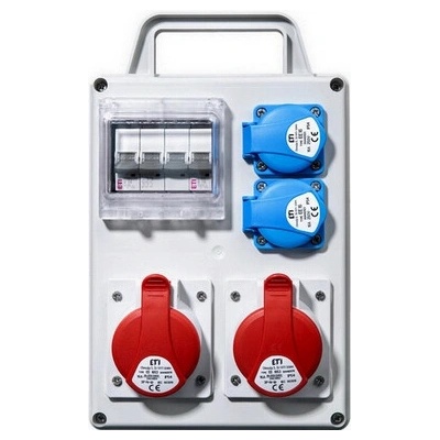 ETI EDS4D 2 2 16 B IP44 2x230V 2x400V 16A 5p 001105824