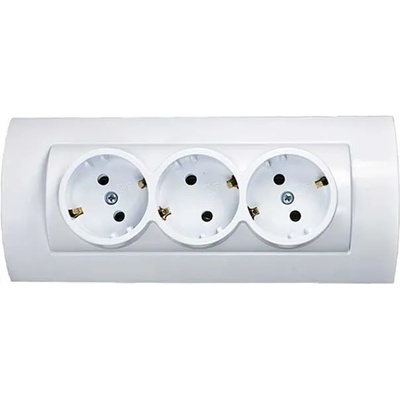 КОНТАКТ ТРОЕН АТРА ОТКРИТ МОНТАЖ 7133 БЯЛ (en03010006)