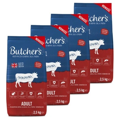 Butcher's Original hovězí 4 x 2,5 kg