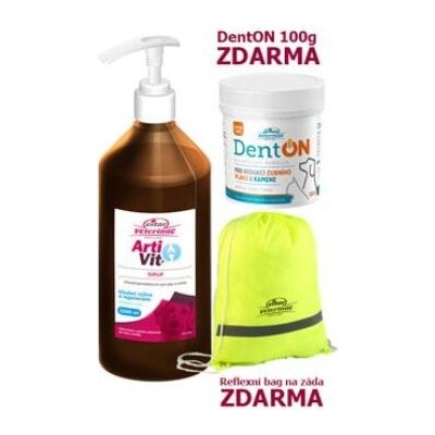 Vitar Veterinae ArtiVit Sirup 1000 ml a DentON 100 g