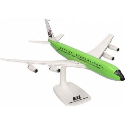 PPC Holland Boeing B707-327C Braniff International Light Green Jellybean Colors Snap-Fit 1:144