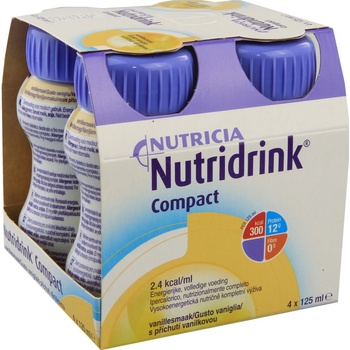 NUTRIDRINK COMPACT S PŘÍCHUTÍ VANILKOVOU POR SOL 4X125ML