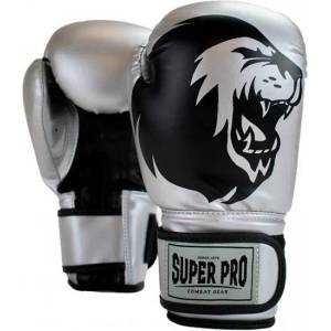 SUPER PRO Детски Боксови Ръкавици Super Pro Talent Grey - 6 oz