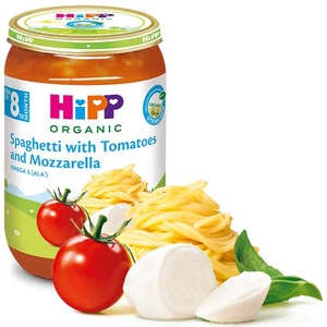 Hipp Био ястие Hipp - Спагети с домати и моцарела, 220 g (6400) - ozone