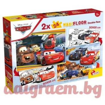 Lisciani Пъзел LISCIANI 91713 - 2 x 24 части - Колите, двулицев пъзел (LI91713)