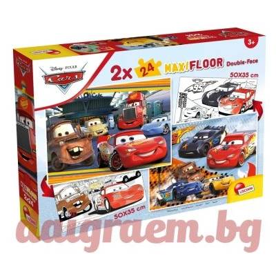 Lisciani Пъзел LISCIANI 91713 - 2 x 24 части - Колите, двулицев пъзел (LI91713)