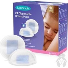 Lansinoh Breastfeeding Disposable Breast Pads jednorazové vložky do podprsenky 24 ks