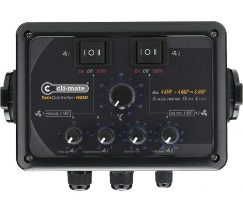 CLI-MATE Twin-Controller HUMI 8A