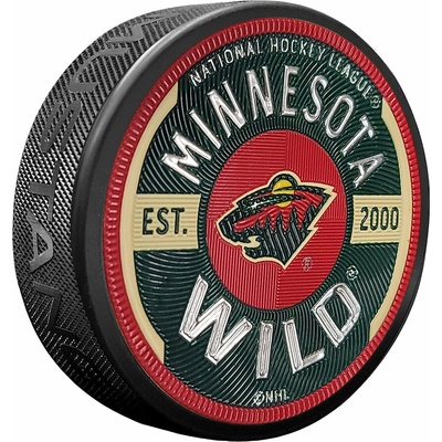 Mustang Puk Minnesota Wild NHL Gear Puck Design Trimflexx