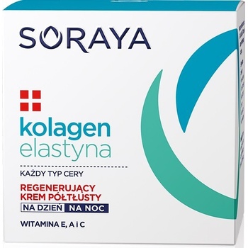 Soraya Collagen & Elastin regenerační pleťový krém s vitamíny With Vitamins A C E 50 ml