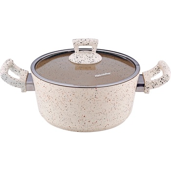 Haschever Hr-granite-КРЕМ-Тенджера 26х11см-5.8л. (9556.009)ДЪЛБОКА (0189134)