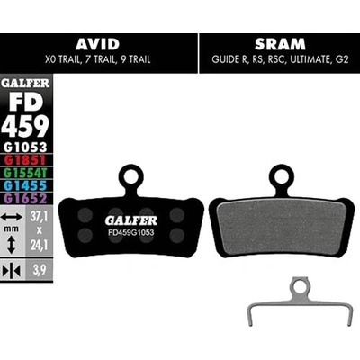 Galfer Performance FD459 G1053 Avid/SRAM FD459G1053 /