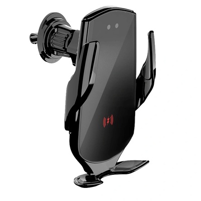 Maxlife Автоматична стойка за кола Maxlife MXCH-08 с бързо-безжично зареждане 15W, Черна (MXCH-08)