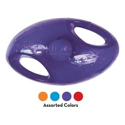 Kong Dog Jumbler Lopta futbalová s pískatkom guma termoplastická L XL