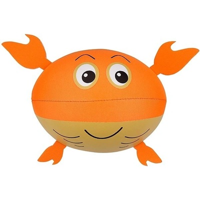 Textilomanie Neoprenový míč do vody Crab 17 cm oranžový