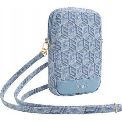 Guess Kabelka GUWBZPGCSPGB modrá Zip GCube Bottom Stripe