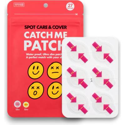 Catch Me Patch Diskrétne náplasti na akné s hygienickou aplikáciou ONE TOUCH SPOT POUCH 27 ks