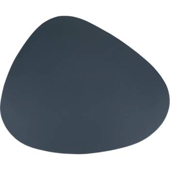 Horecano HELLA-Кожена подложка за хранене асиметрична ТЪМНО СИНЯ 45x37cm (HC-931508) (243016-3) (01931508)