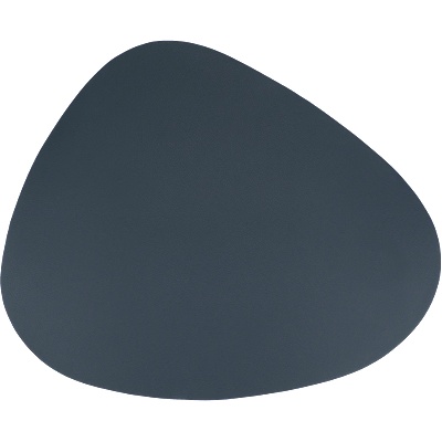 Horecano HELLA-Кожена подложка за хранене асиметрична ТЪМНО СИНЯ 45x37cm (HC-931508) (243016-3) (01931508)