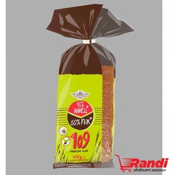 Елиаз Хляб 40% Лимец 60% ръж 109 Елиаз 400гр