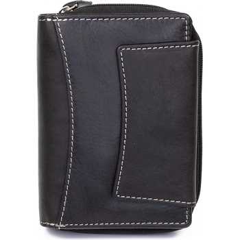 Delis Дамски портфейл Delis, Verena PT1240, естествена кожа, черен (PT1240)