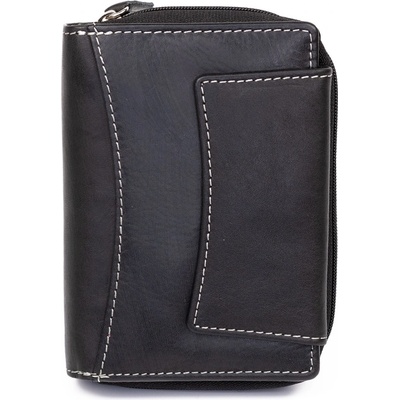 Delis Дамски портфейл Delis, Verena PT1240, естествена кожа, черен (PT1240)