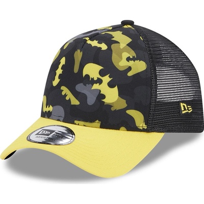 New Era 9FORTY Kids A Frame Trucker DC Print Batman Black / Upright Yellow – Zboží Mobilmania