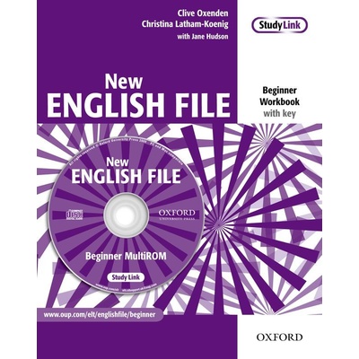 New English File Beginner Workbook with key CDROM Clive Oxenden a kol.