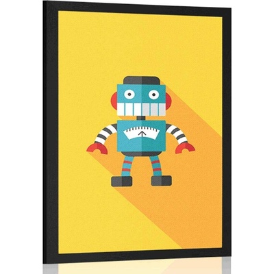 Plakát veselý robot - 60x90 no frame