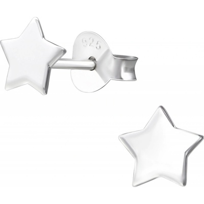 Lunica Hvězdičkové stříbrné náušnice 0329