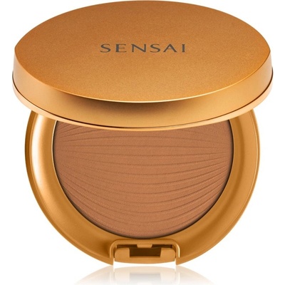 Sensai Silky Bronze Natural Veil Compact kompaktní pudrový make-up pro rozjasnění a vyhlazení pleti SC04 Dark 8,5 g