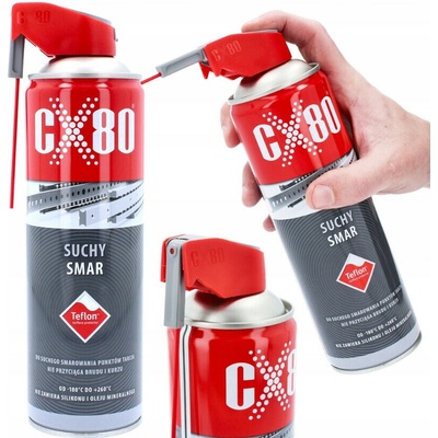 CX80 Dry Lubricant with Teflon DUO-SPRAY 500 ml