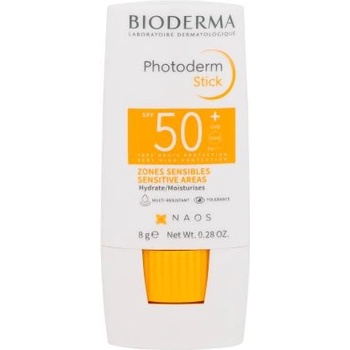 BIODERMA Photoderm Stick SPF50+ слънцезащитен стик за чувствителни зони 8 g унисекс