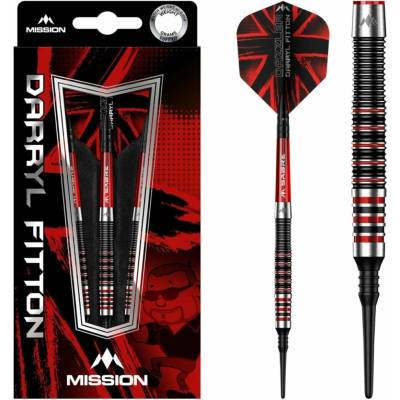 Mission Darryl Fitton - Black & red - 18g