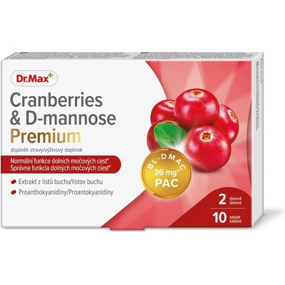 Dr. Max Cranberries & D-mannose Premium 10 tablet