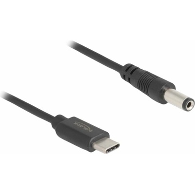 Delock 85397 Nabíjací USB USB-C ® zástrčka DC zástrčka 5,5 mm 1m černý