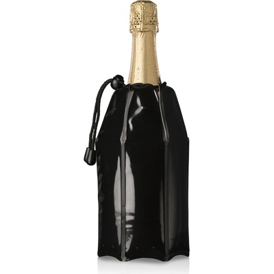 Chladiaci návlek na sekt Vacu Vin - čierny