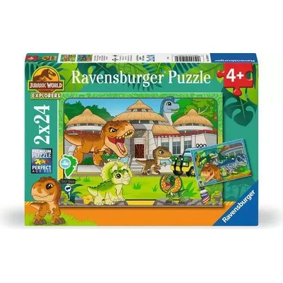 Ravensburger - Puzzle 2x24 Jurassic World - 40 - 99 piese