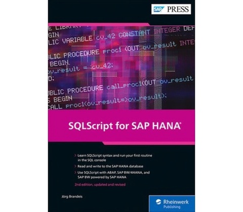 SQLScript for SAP HANA - Brandeis, Joerg