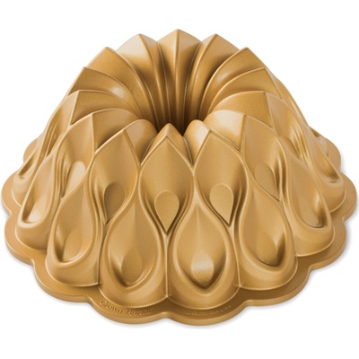 Nordic Ware Forma na bábovku Crown zlatá 2,3 l