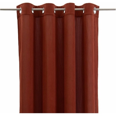 Menčestrový záves v terakotovej farbe 140x260 cm Merely – Casa Selección