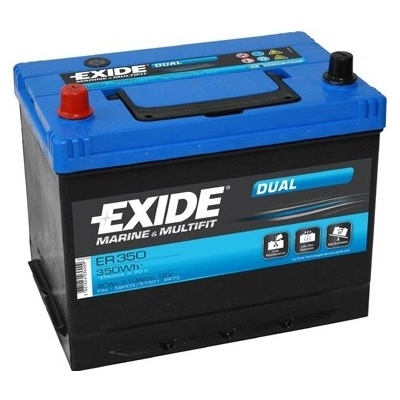 Exide Dual 12V 80Ah 510A ER350 – Sleviste.cz