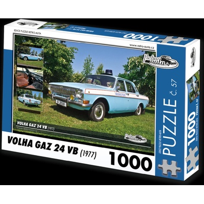 Retro-auta č. 57 Volha Gaz 24 VB 1977 1000 dielov