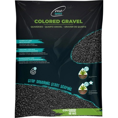 ME Aquaristic štěrk Obsidian Black 2-3 mm 10 kg