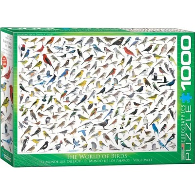 EUROGRAPHICS - Puzzle The World of Birds - 1 000 piese