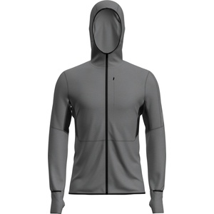 Icebreaker Мъжко вълнено яке Icebreaker Merino 200 Realfleece Descender L/S Zip Hoodie Fleece jumper - Jet Heather / Black / CB - размер XXL (005-5220-1115)