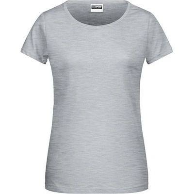 James&Nicholson Dámske tričko JN8007 Grey Heather