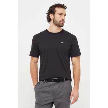 Calvin Klein Памучна тениска Calvin Klein в черно с изчистен дизайн K10K112749 (K10K112749)